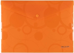 Cartera con botón a presión A5 Neo Colori Naranja
