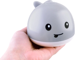 Ballena de baño con fuente y luz cambiante – Fuente