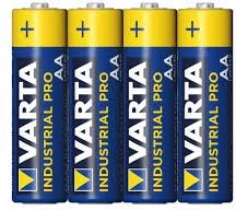 Batería alcalina LR6 AA 1,5 V Varta Industrial (4 uds)