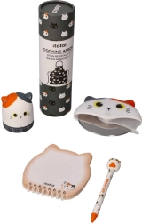 Cortador de pizza con forma de gatito de acero inoxidable