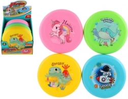 Plato volador de silicona para niños 18 cm – 4 motivos de colores