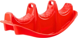 Columpio infantil para tres niños Rojo