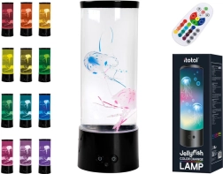 Lamparita LED con medusas que cambia de color
