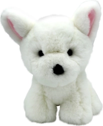 Perrito de peluche blanco 27 cm