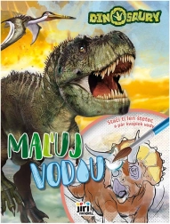 Maxi pinta con agua dinosaurios – libros para colorear mágicos con agua
