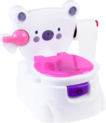 Orinal infantil interactivo 3 en 1 con sonido – Rosa