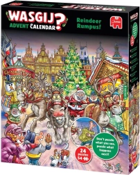Calendario de Adviento puzzle Wasgij renos desbocados 24×54 piezas