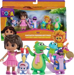 Dora la Exploradora – set de regalo Fantastic Friends, 5 figuras