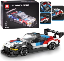 Kit de construcción técnica superdeportivo de carreras con alerón, 363 piezas