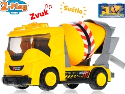 Hormigonera de construcción 2-Play Traffic con luces y sonidos 22 cm