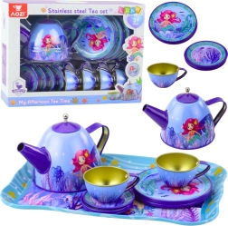 Juego de té metálico para niños – sirena