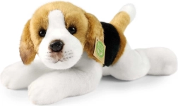 Perro beagle de peluche tumbado 30 cm eco-friendly