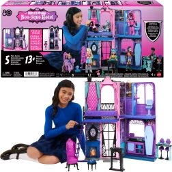 Monster High boo-tique hotel – casa de hotel embrujada plegable con muebles y accesorios