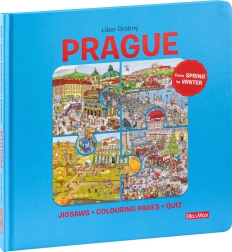 Guía de Praga: Puzzles, Coloreables y Cuestionarios para niños