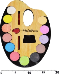 Paleta de acuarelas