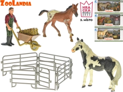 Figuras Zoolandia de caballo con potro y accesorios - 1 unidad