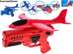 Pistola Gametime con avión lanzador de espuma para niños