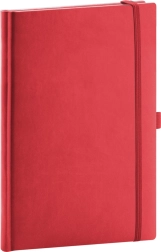 Cuaderno Notique rojo rayado 15 x 21 cm
