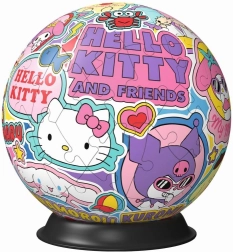 Puzzle 3D bola Hello Kitty EasyClick