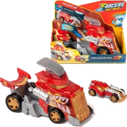 T-Racers Mix ’N Race Fire Launcher Truck – camión con lanzador