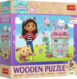 Puzle de madera Gabby alegre y sus amigos 24 piezas