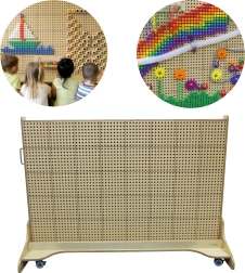 MASTERKIDZ tablero creativo STEM independiente 166 × 125 cm