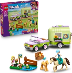 LEGO Friends remolque con caballo y potro