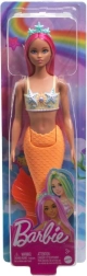 Muñeca Barbie Sirena con cola naranja