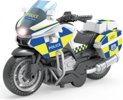 Moto de policía con función pull back