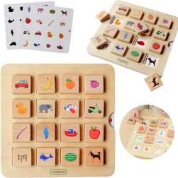 Juego Montessori MASTERKIDZ para asociar sombras y objetos