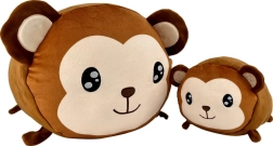 Mono de peluche mamá y cría – set de 20 y 40 cm
