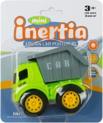 Mini vehículo de construcción con mecanismo de inercia