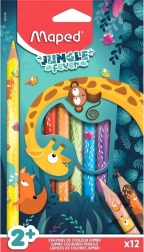 Lápices de colores Maped Jungle Fever Jumbo