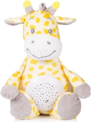 Jirafa de peluche con proyector y música
