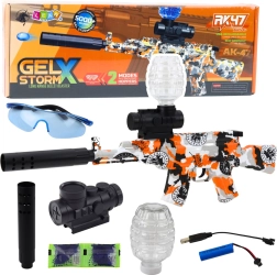 Carabina de bolas de gel acuáticas Graffiti AK47