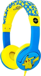 Auriculares infantiles con cable OTL POKÉMON Pikachu azul‑amarillo
