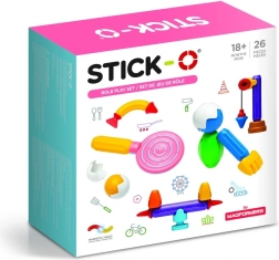 Juego de construcción magnético STICK-O Šikulka, 26 piezas