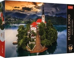 Rompecabezas TREFL Premium Plus Photo Odyssey – Lago Bled, 1000 piezas