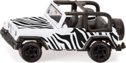 Siku Jeep Wrangler Safari – modelo metálico 1:55 con enganche de remolque