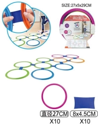 Juego de aros de salto de 27 cm – 10 uds