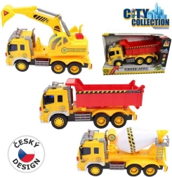 Auto de construcción City Collection a pilas con sonido y luz