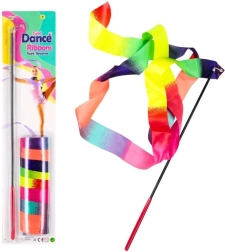 Cinta de gimnasia colorida con varilla para danza y gimnasia