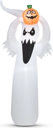 Fantasma de Halloween inflable con iluminación LED de 180 cm
