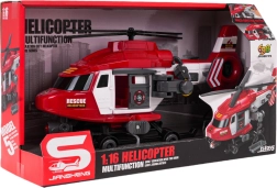 Helicóptero de rescate de bomberos 1:16 con luces y sonidos