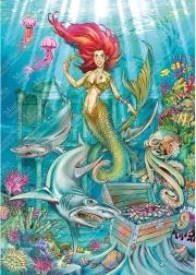 Puzzle Magnolia sirena 1000 piezas