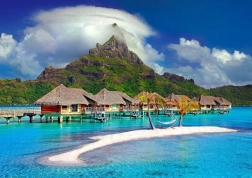 Puzzle Bora Bora, Tahití 500 piezas