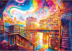 Puzzle Ciudad de libros 1000 piezas MAGNOLIA