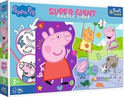 Rompecabezas gigante de 15 piezas: conoce a la divertida PEPPU PIG