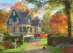 Puzzle Eurographics Casa rural azul 1000 piezas