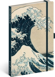 Cuaderno NOTIQUE Katsushika Hokusai 13 × 21 cm, punteado